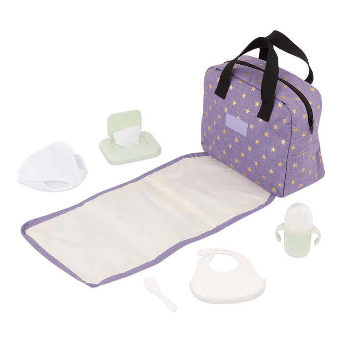 LullaBaby Doll Diaper Bag Set