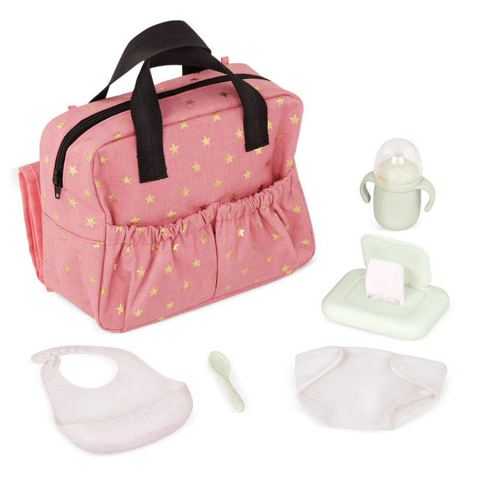 LullaBaby Doll Diaper Bag Set