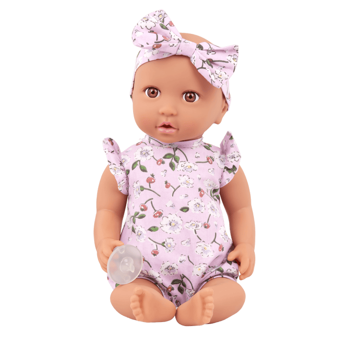 LullaBaby Doll & Plush Bassinet Set