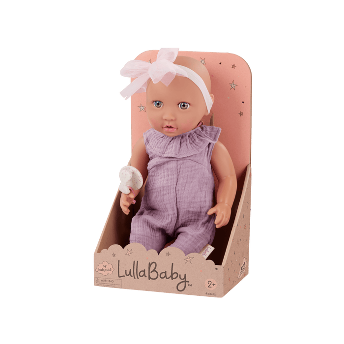 Baby Doll in Lilac Jumper - LullaBaby