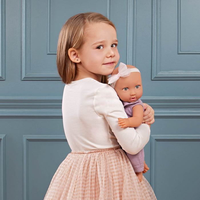 Baby Doll in Lilac Jumper - LullaBaby