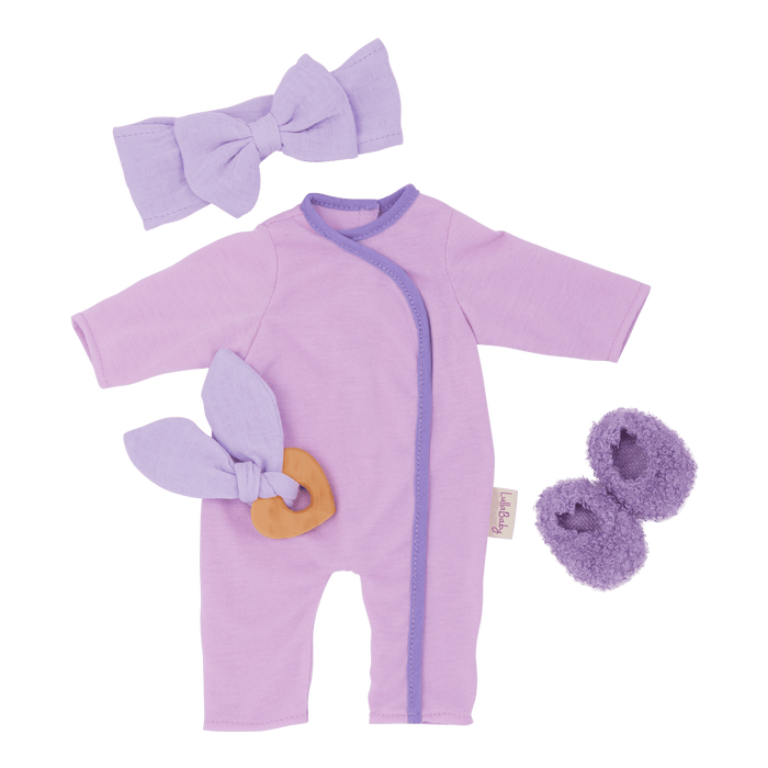 LullaBaby Doll Purple Pajama