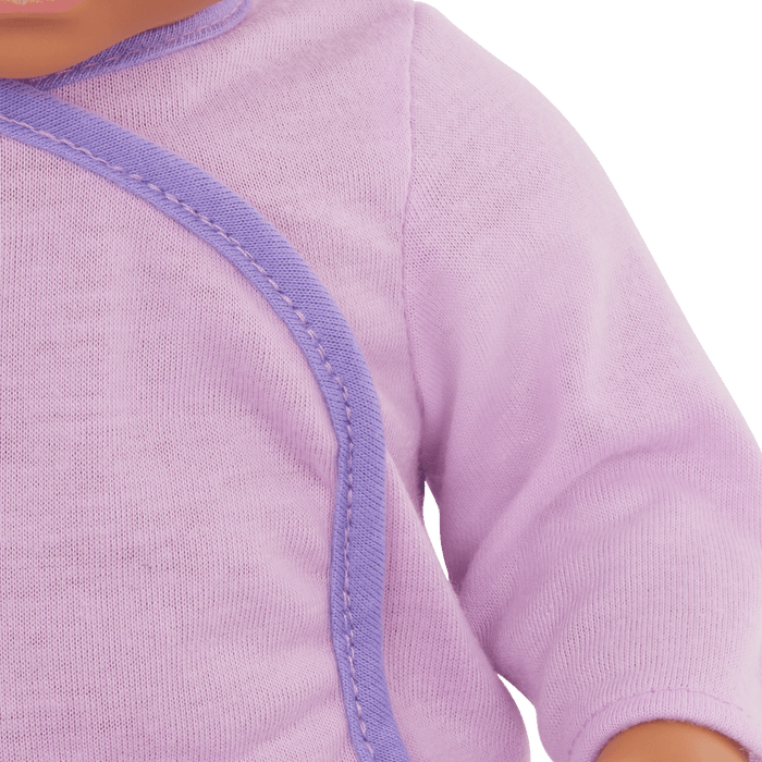 LullaBaby Doll Purple Pajama
