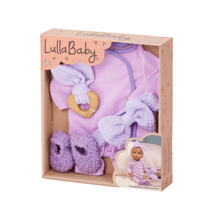 LullaBaby Doll Purple Pajama