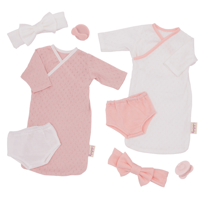 LullaBaby Doll Sleep Sacks Outfit