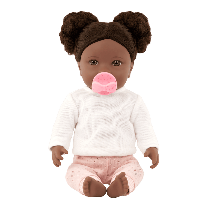 LullaBaby Doll & Pink Pacifier