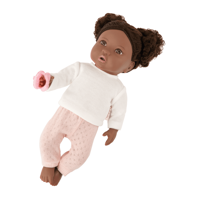 LullaBaby Doll & Pink Pacifier