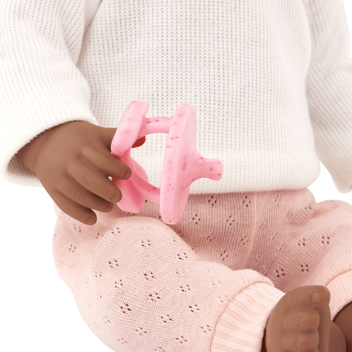 LullaBaby Doll & Pink Pacifier