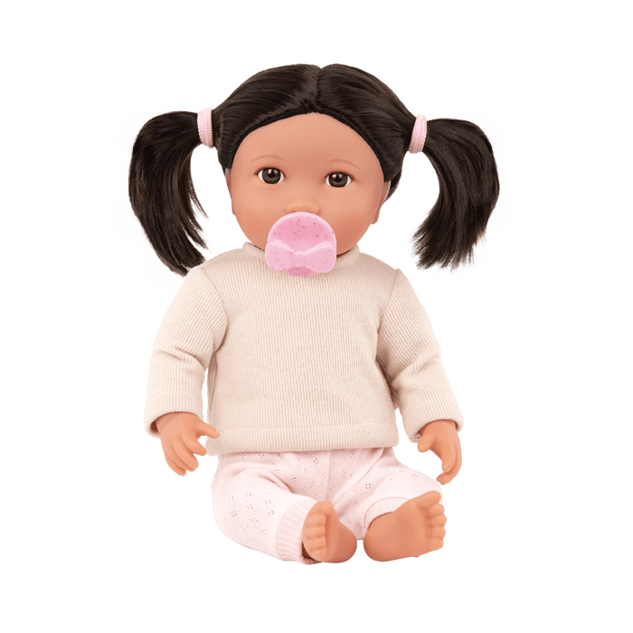 LullaBaby Doll & Pink Pacifier