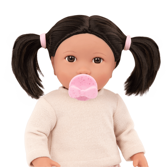 LullaBaby Doll & Pink Pacifier