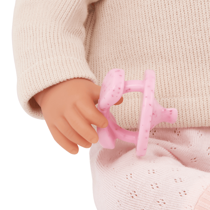 LullaBaby Doll & Pink Pacifier