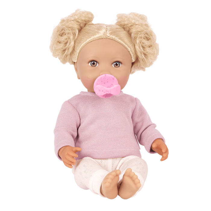 LullaBaby Doll & Pink Pacifier