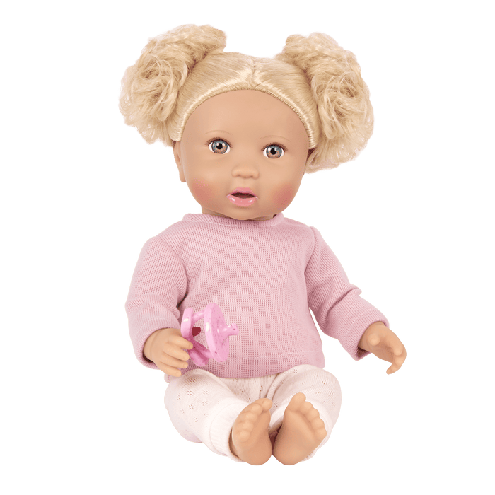 LullaBaby Doll & Pink Pacifier