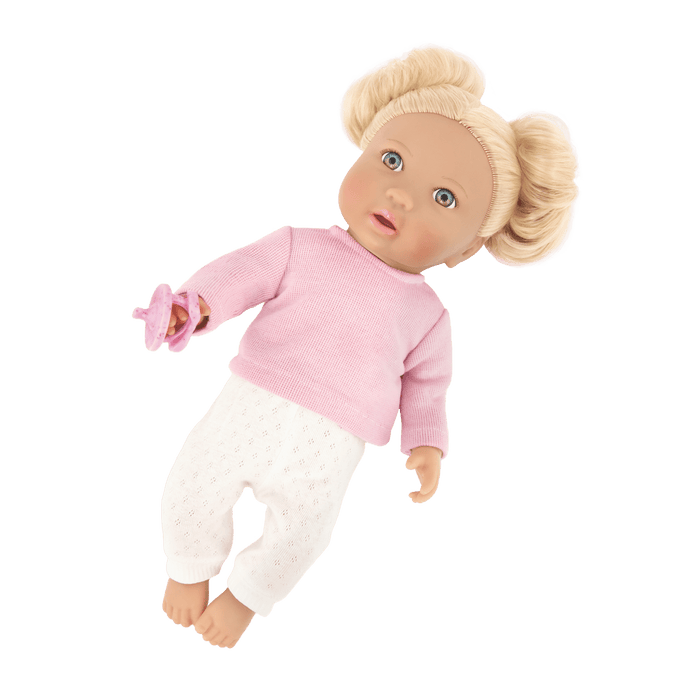 LullaBaby Doll & Pink Pacifier