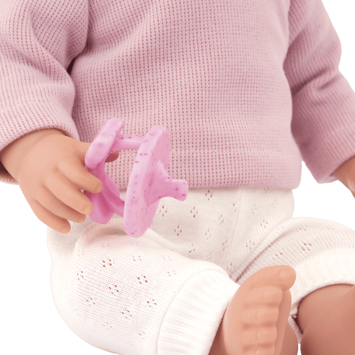 LullaBaby Doll & Pink Pacifier