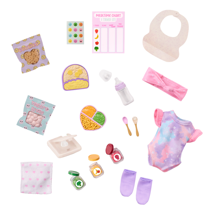 Baby Emilia & Mealtime Set - Our Generation