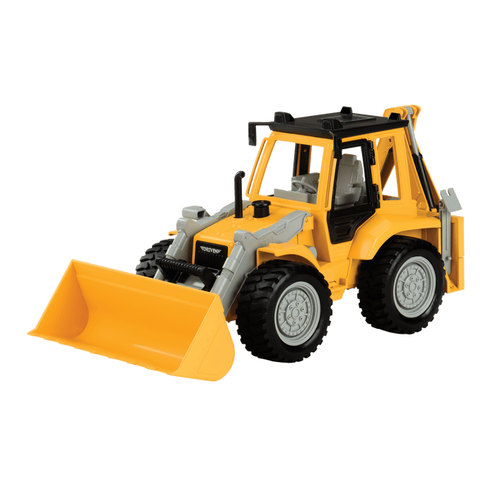 Midrange Yellow toy backhoe loader