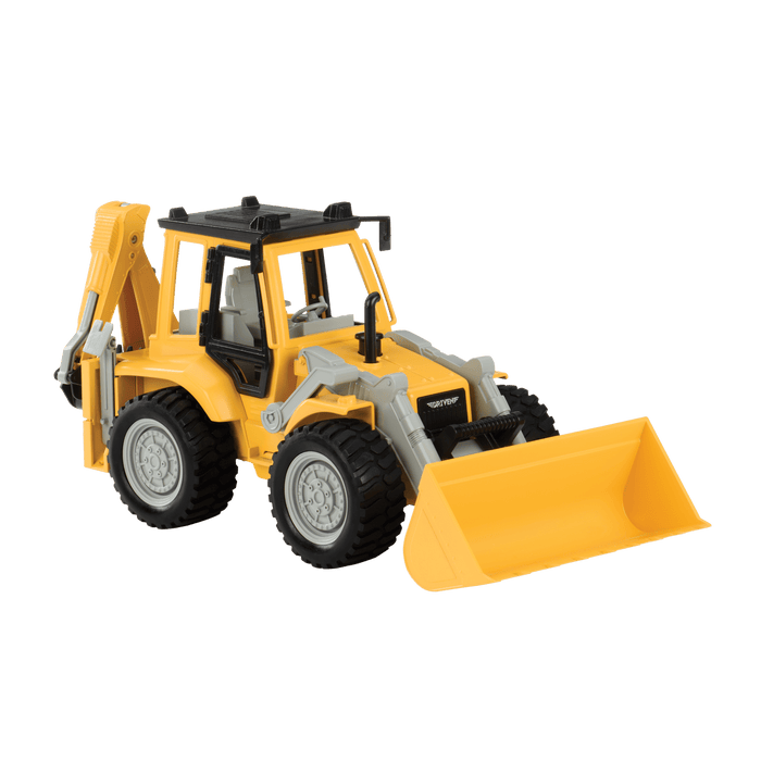 Midrange Yellow toy backhoe loader