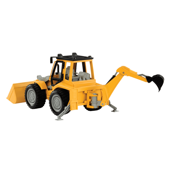 Midrange Yellow toy backhoe loader