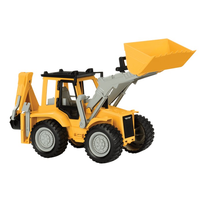 Midrange Yellow toy backhoe loader