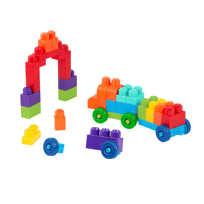 Locbloc bag of building blocks for toddlers