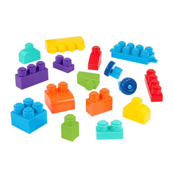 Locbloc bag of building blocks for toddlers