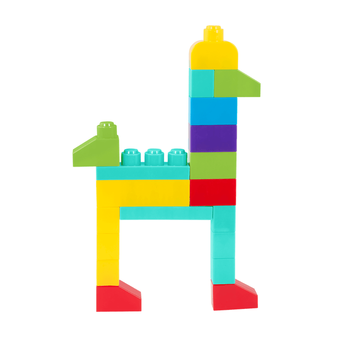 Locbloc bag of building blocks for toddlers