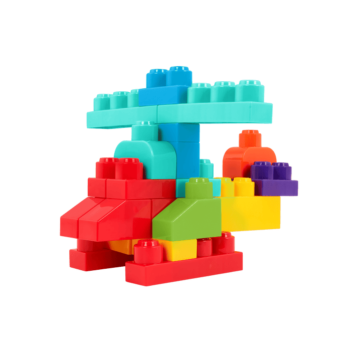 Locbloc bag of building blocks for toddlers