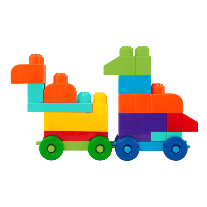 Locbloc bag of building blocks for toddlers