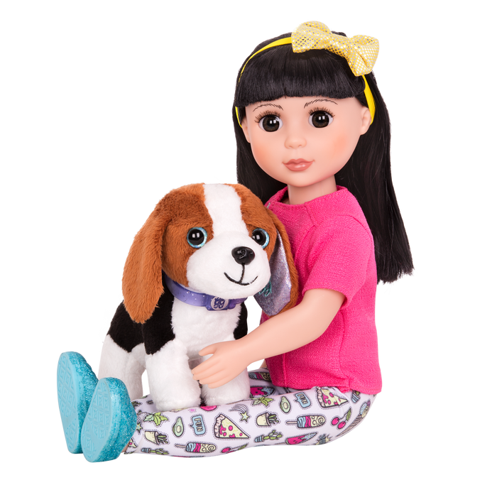 Beagle dog plushie