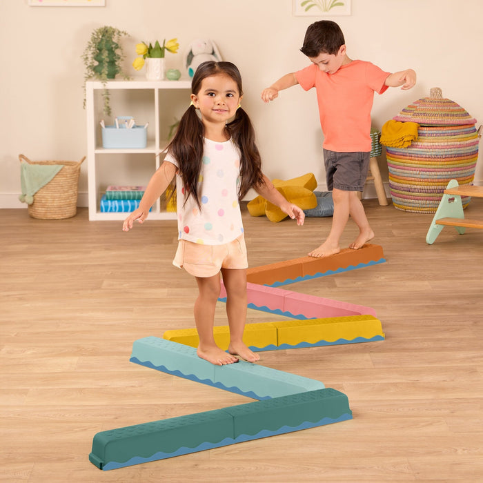 Balance beams toy for kids stackable active play Balance and Build Set