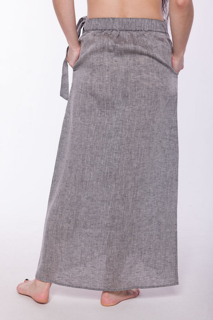 Barbados | Women's Stainproof Linen Lyocell Skirt