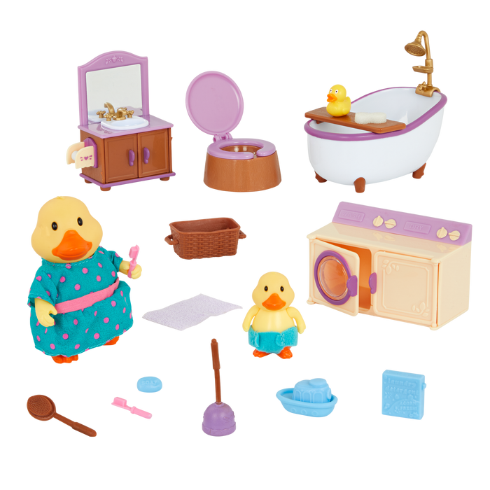 Bathroom & Laundry Set - Deluxe - Li’l Woodzeez
