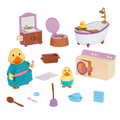 Bathroom & Laundry Set - Deluxe - Li’l Woodzeez