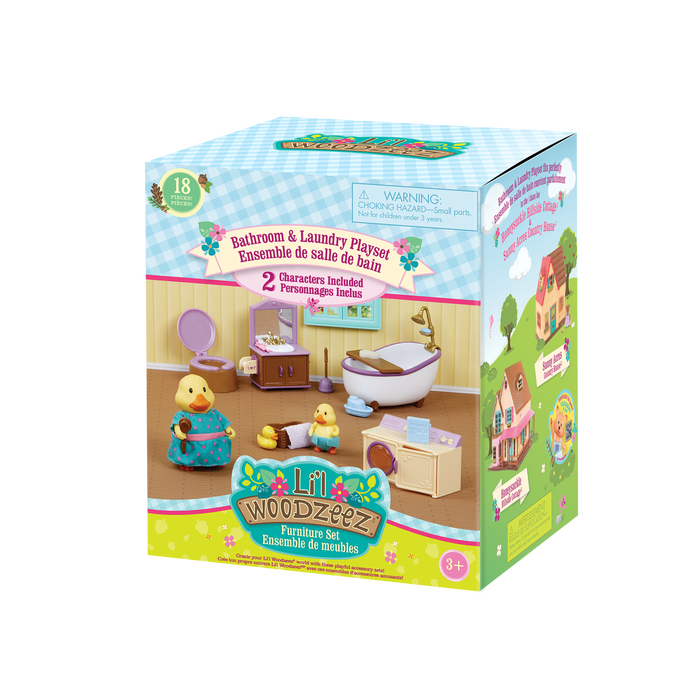 Bathroom & Laundry Set - Deluxe - Li’l Woodzeez