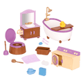 Bathroom and laundry playset