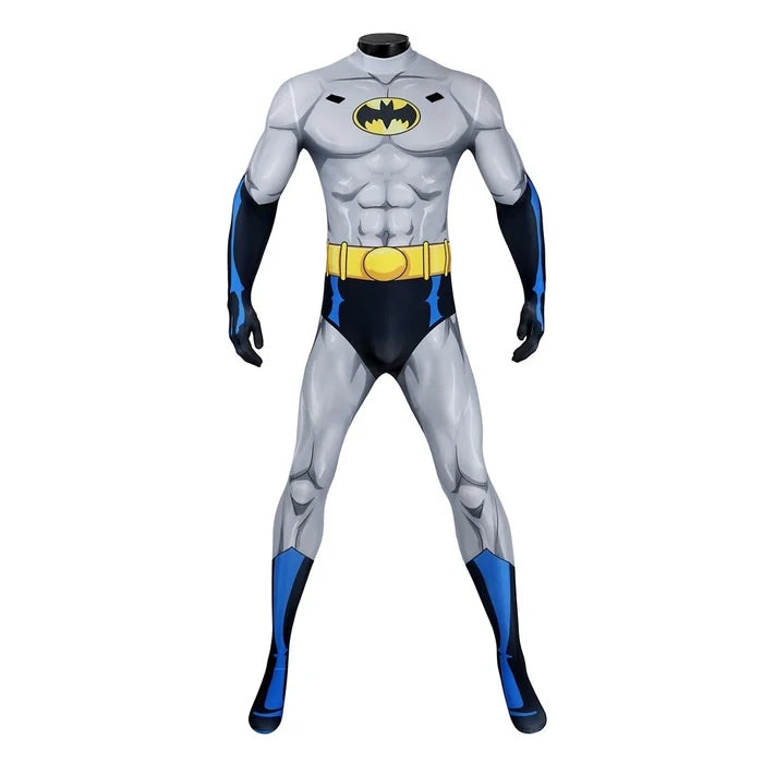 Batman Outfit - Bruce Wayne Jumpsuit & Cloak Replica - Halloween Bodysuit