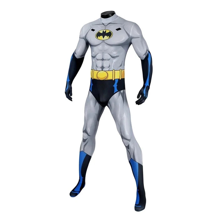 Batman Outfit - Bruce Wayne Jumpsuit & Cloak Replica - Halloween Bodysuit