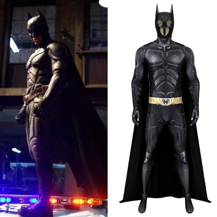 Batsuit Bodysuit Jumpsuit - The Dark Knight Rises Batman Costume - Xmas Gift