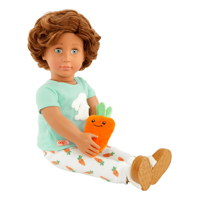 Our Generation Bedtime Bunny Pajama Outfit for 18-inch Boy Dolls