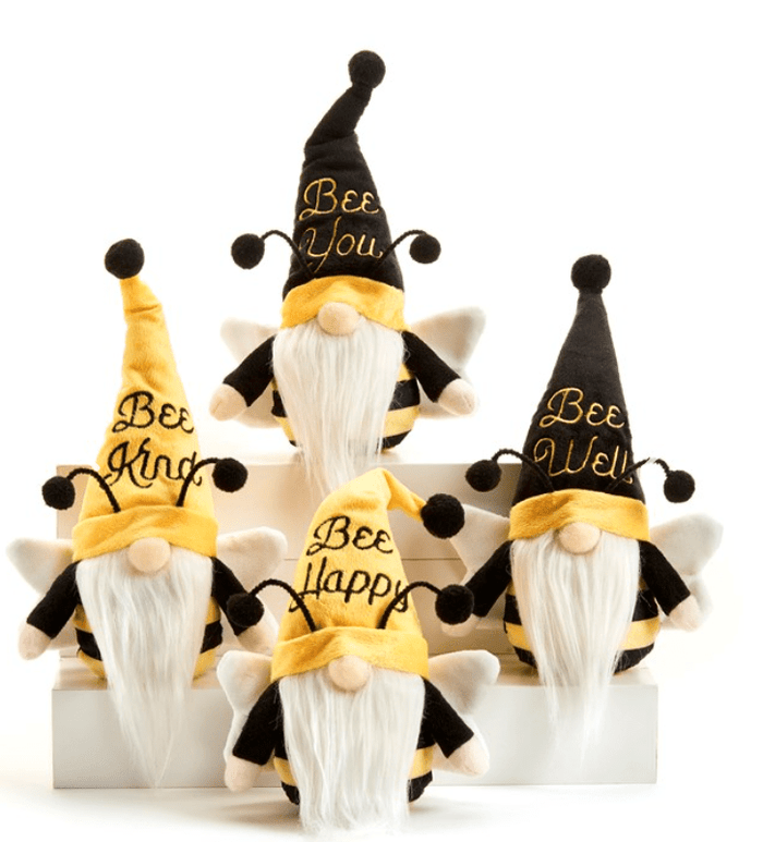 Bee You Black Hat Gnome