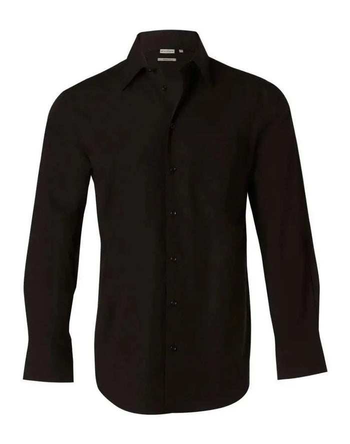 BENCHMARK Men's Cotton/Poly Stretch Long Sheeve Shirt M7020L Metro Workwear.