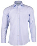 BENCHMARK Men’s Mini Check Premium cotton long sleeve shirt M7362 Metro Workwear.