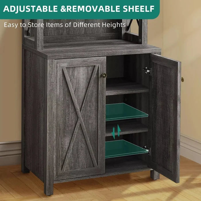 Berry Farmhouse Kitchen Pantry Cabinet Canva Home