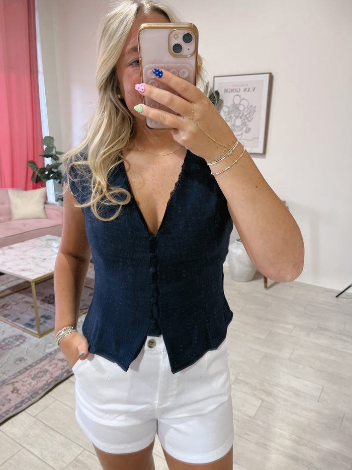 Bethany Back Tie Top