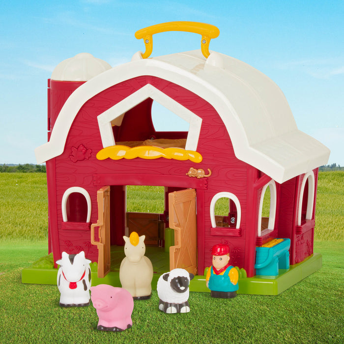A re toy barn for kids that opens up for more fun!