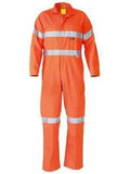 Bisley Workwear Work Wear ORANGE (BVEO) / 77R BISLEY WORKWEAR 3M TAPED HI VIS DRILL COVERALL  BC607T8