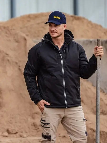 Bisley Workwear Heated Jacket With Hood BJ6743 - City Workwear