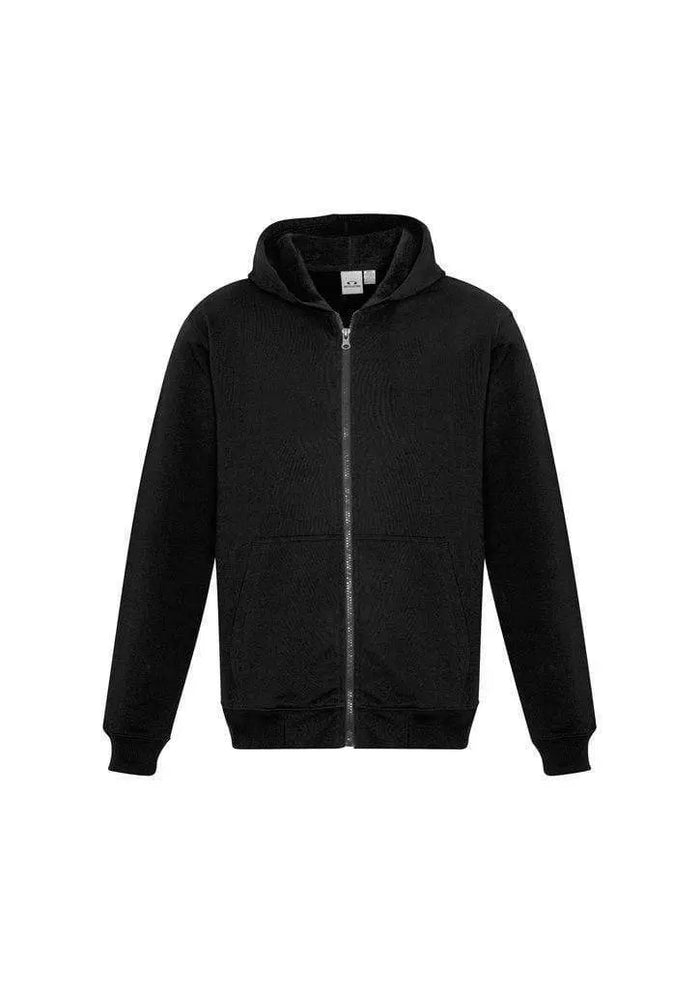 Biz Collection Active Wear Black / 4 Biz Collection Kid’s Crew Zip Hoodie SW762K