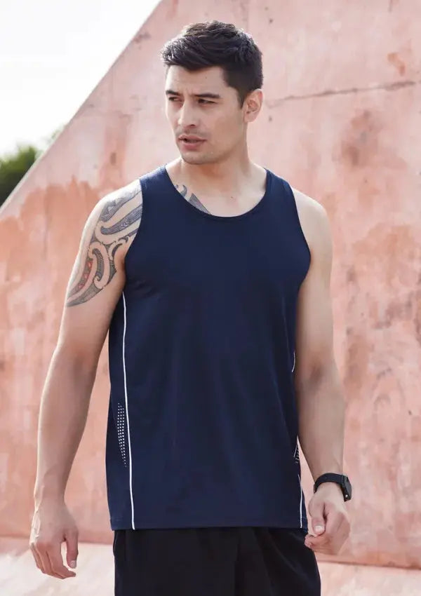 Biz Collection Men's Balance Singlet SG319M  Metro Workwear